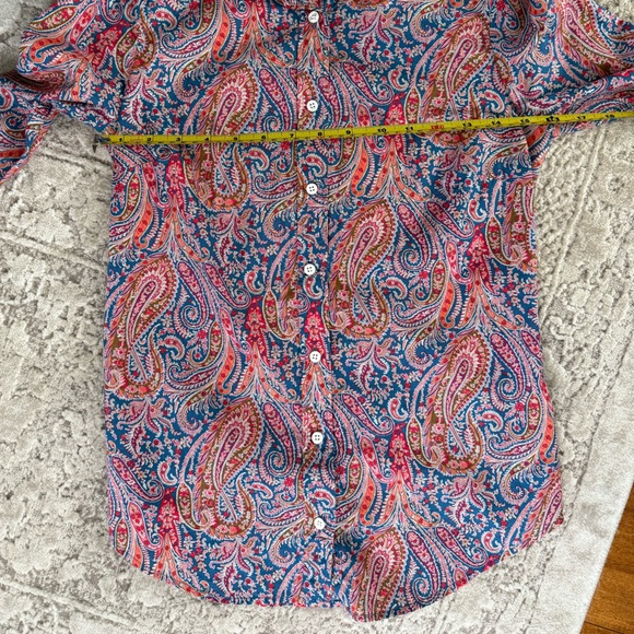 J. Crew Liberty of London | Felix Isabella Paisley Button Down Shirt - Picture 7 of 12